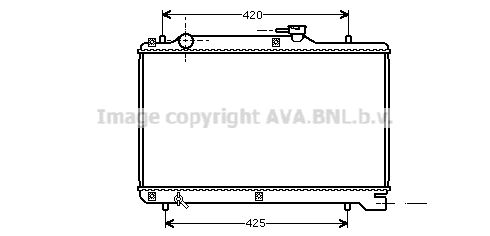 AVA QUALITY COOLING Radiaator,mootorijahutus SZ2041